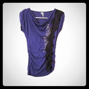 Lacey pattern blouse